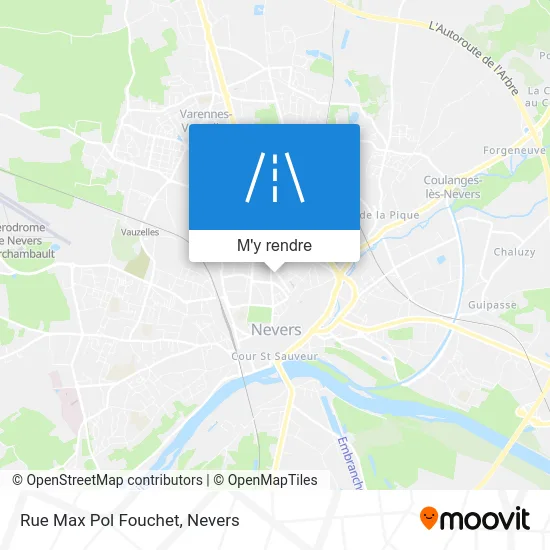 Rue Max Pol Fouchet plan