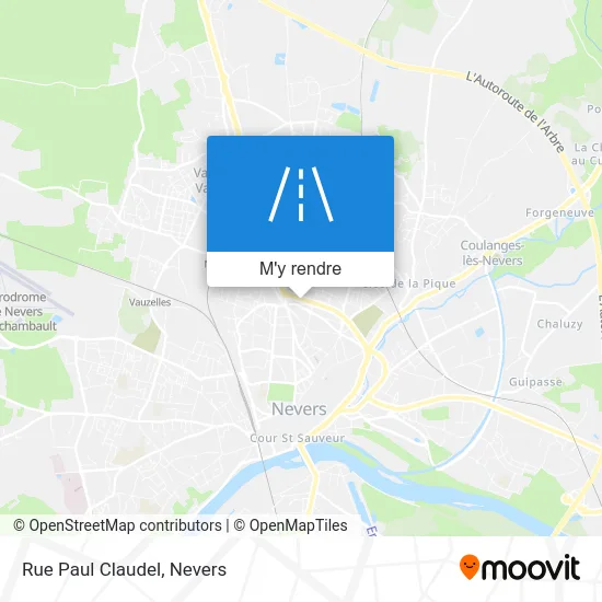 Rue Paul Claudel plan