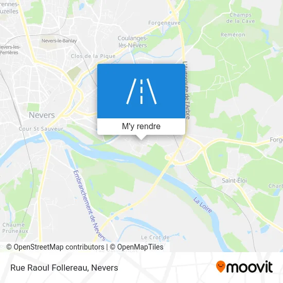 Rue Raoul Follereau plan