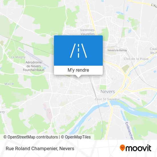 Rue Roland Champenier plan