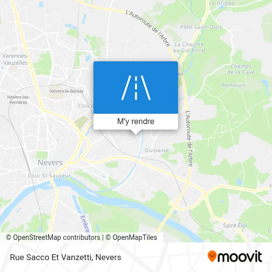 Rue Sacco Et Vanzetti plan