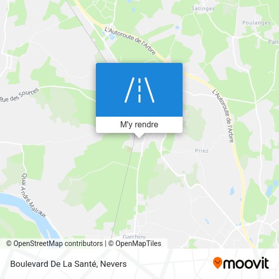Boulevard De La Santé plan