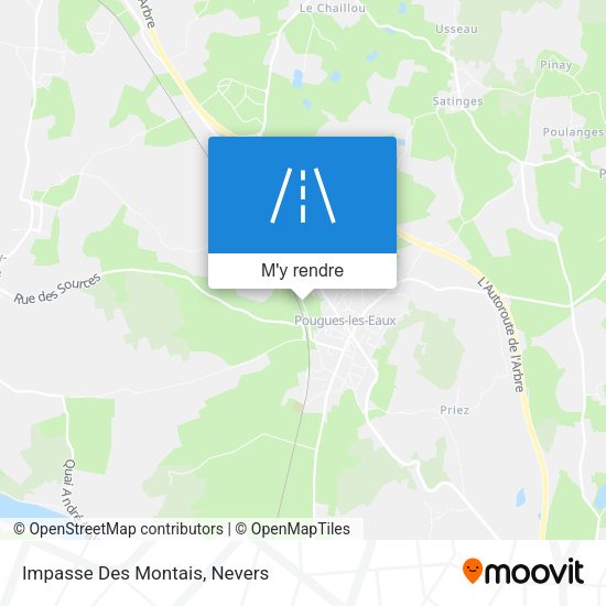 Impasse Des Montais plan