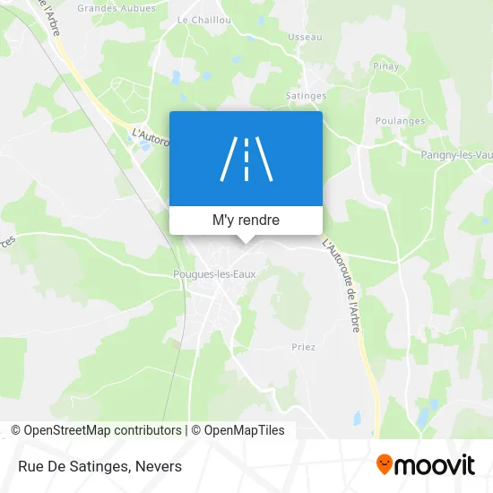 Rue De Satinges plan