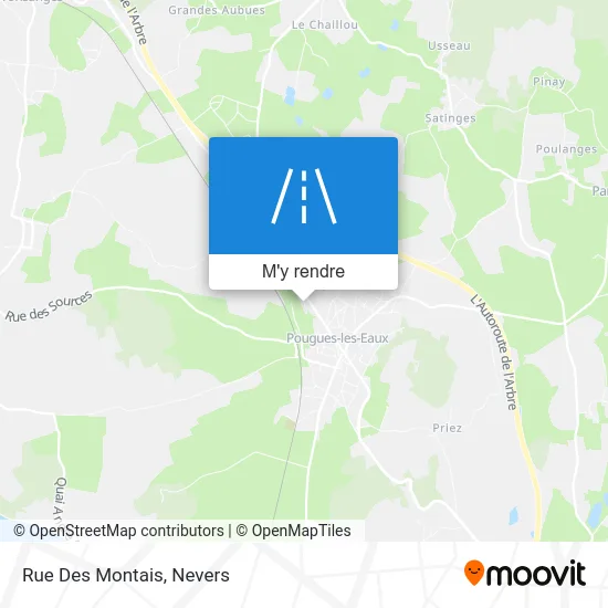 Rue Des Montais plan