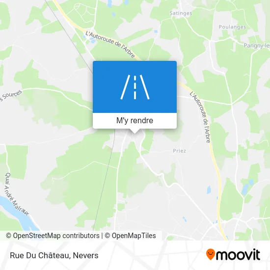 Rue Du Château plan