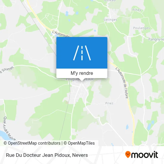 Rue Du Docteur Jean Pidoux plan