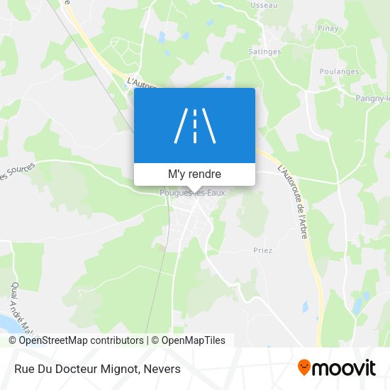 Rue Du Docteur Mignot plan