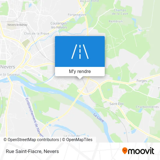 Rue Saint-Fiacre plan