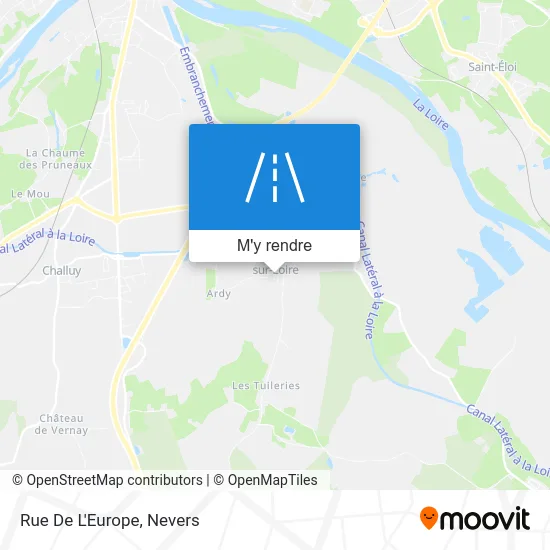 Rue De L'Europe plan