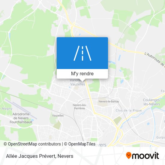 Allée Jacques Prévert plan