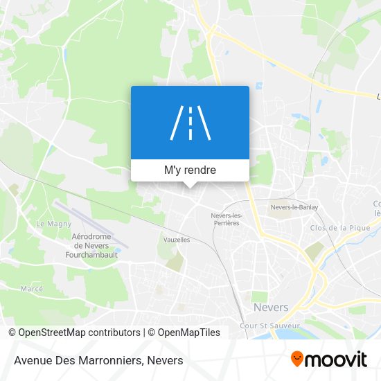 Avenue Des Marronniers plan