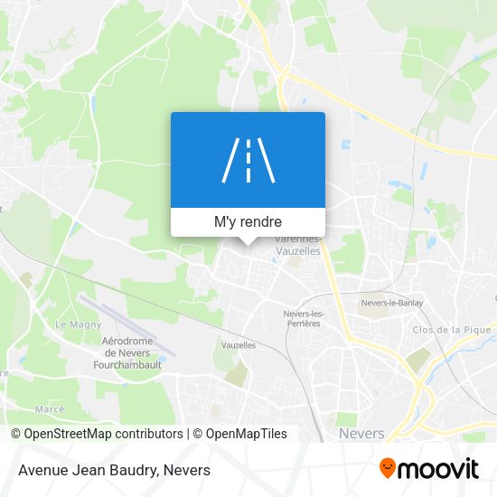 Avenue Jean Baudry plan