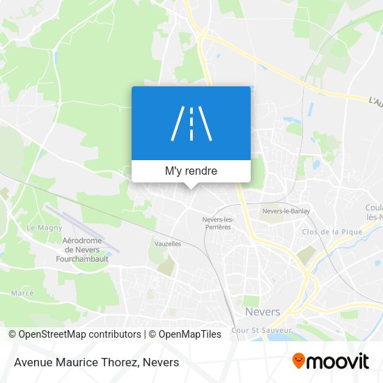 Avenue Maurice Thorez plan