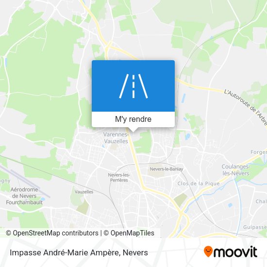 Impasse André-Marie Ampère plan