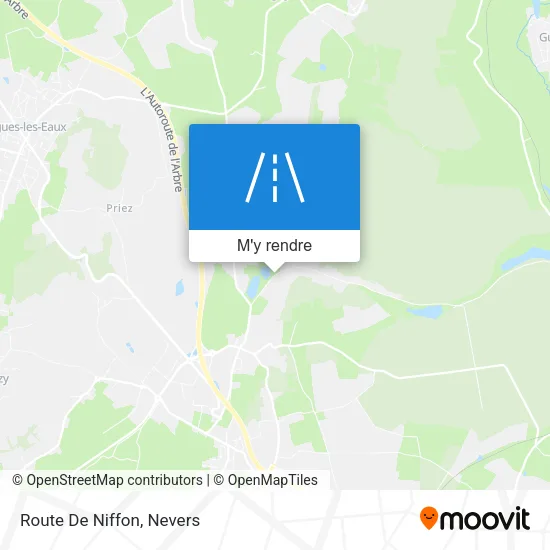 Route De Niffon plan