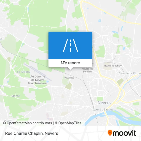 Rue Charlie Chaplin plan