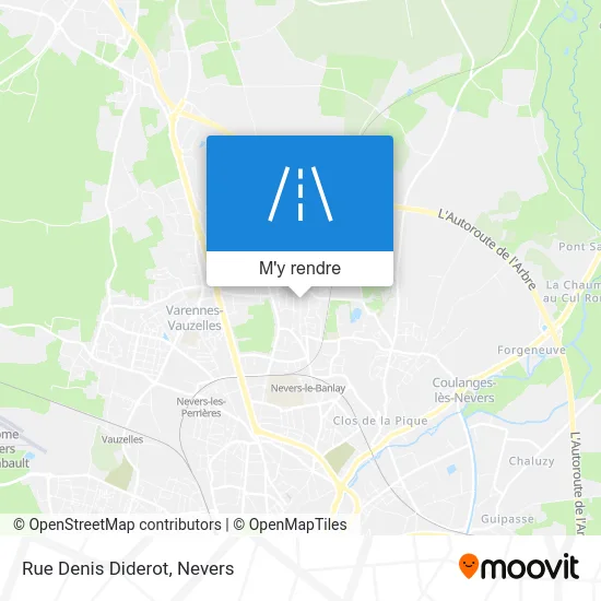 Rue Denis Diderot plan