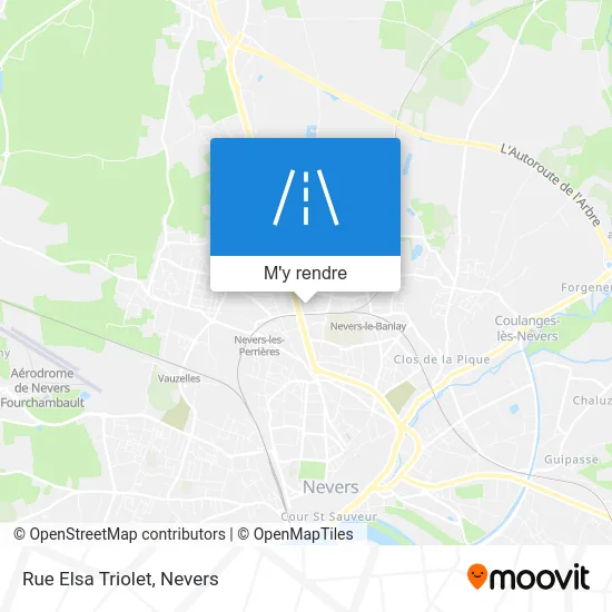 Rue Elsa Triolet plan