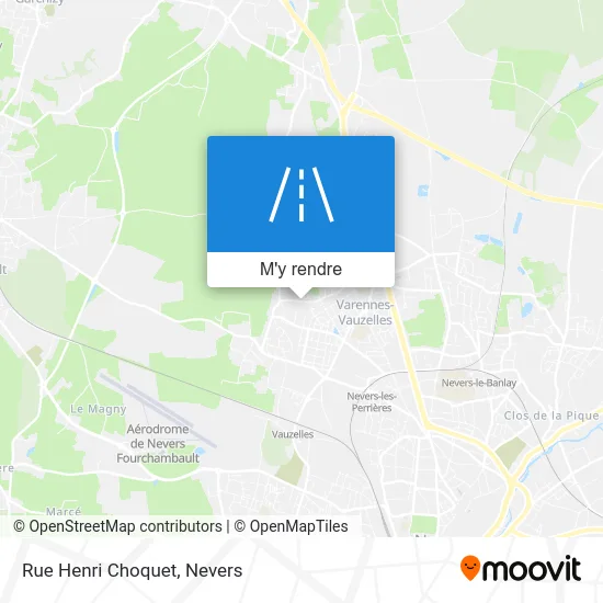 Rue Henri Choquet plan