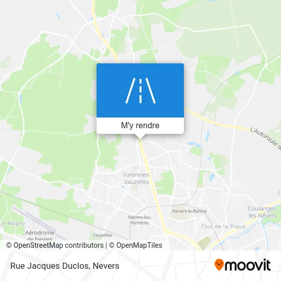 Rue Jacques Duclos plan