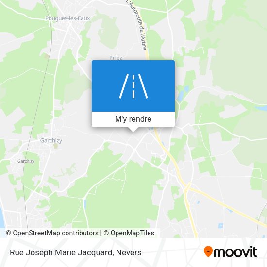 Rue Joseph Marie Jacquard plan