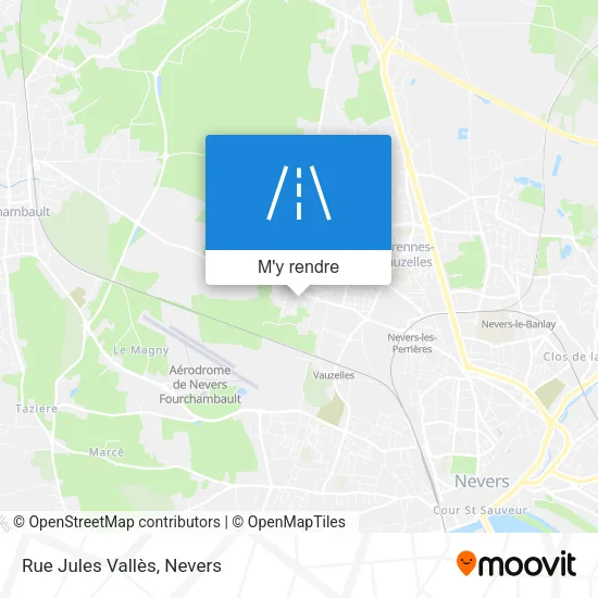 Rue Jules Vallès plan