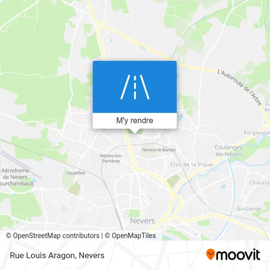 Rue Louis Aragon plan