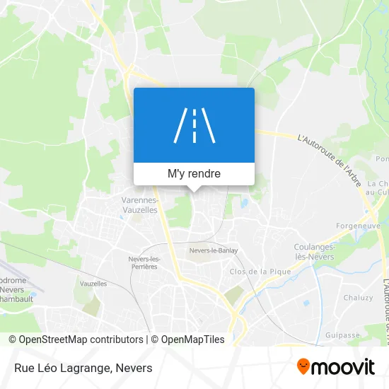 Rue Léo Lagrange plan