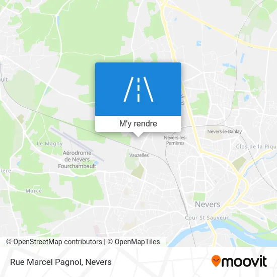 Rue Marcel Pagnol plan