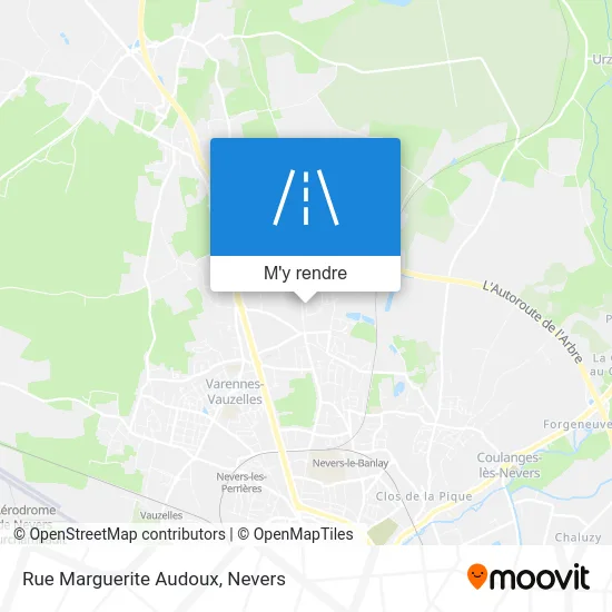 Rue Marguerite Audoux plan