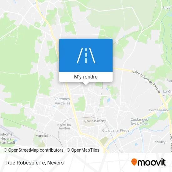 Rue Robespierre plan