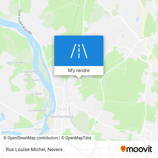 Rue Louise Michel plan