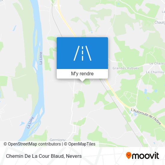 Chemin De La Cour Blaud plan