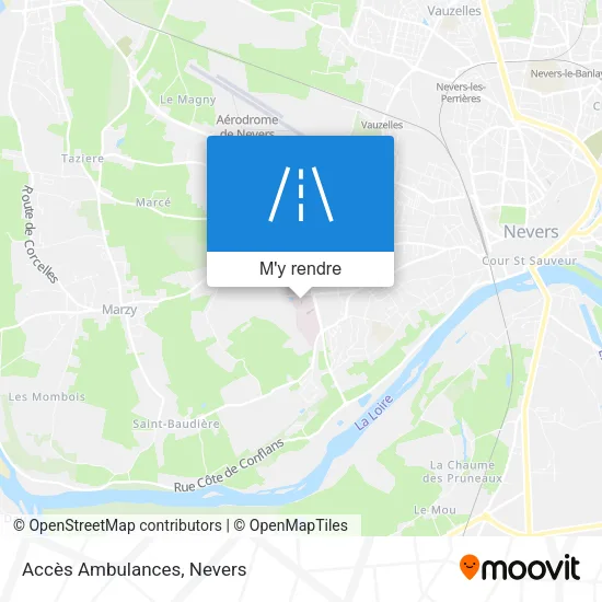 Accès Ambulances plan
