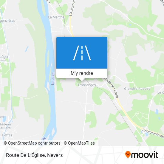 Route De L’Église plan