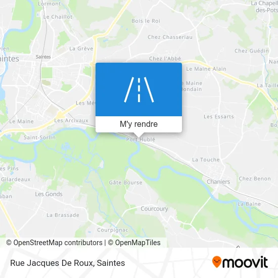 Rue Jacques De Roux plan