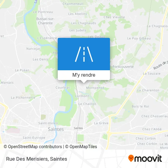 Rue Des Merisiers plan