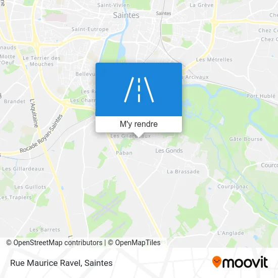 Rue Maurice Ravel plan