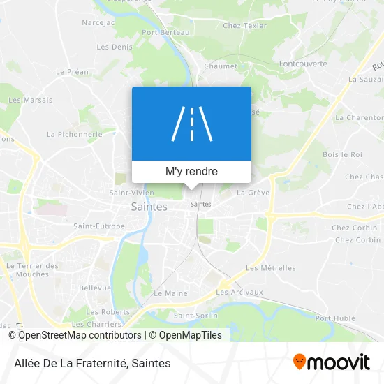 Allée De La Fraternité plan
