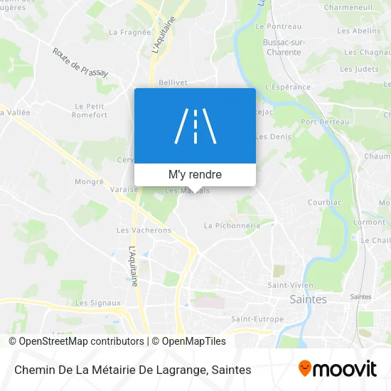 Chemin De La Métairie De Lagrange plan