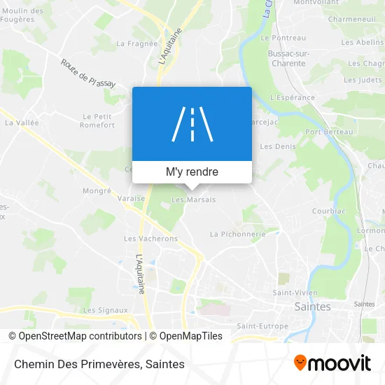 Chemin Des Primevères plan