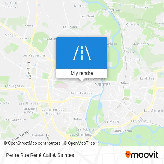 Petite Rue René Caillé plan