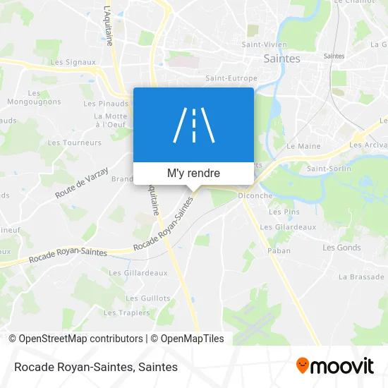 Rocade Royan-Saintes plan