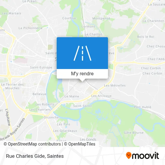 Rue Charles Gide plan