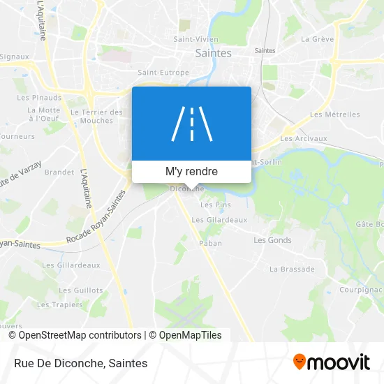 Rue De Diconche plan