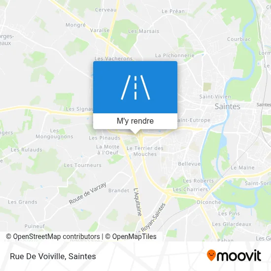 Rue De Voiville plan