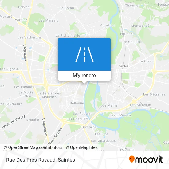 Rue Des Près Ravaud plan