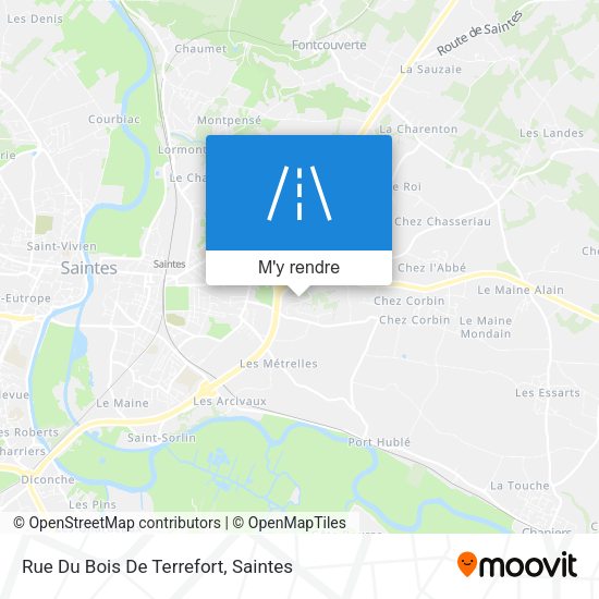 Rue Du Bois De Terrefort plan