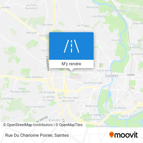 Rue Du Chanoine Poirier plan